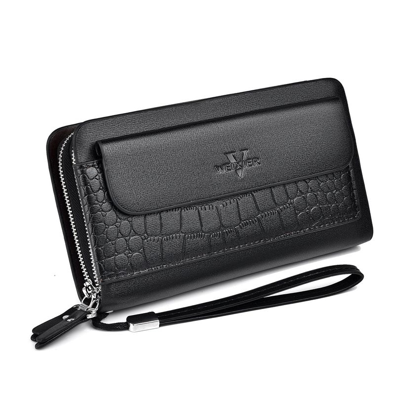 Borsa da uomo con cerniera multicard, lunga e di grande capacità, da uomo_voghion.com