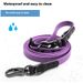 Pet Supplies PVC Waterproof Traction Multi functional Double ended Diagonal Crossing Dog Walking P Rope Chain_voghion.com