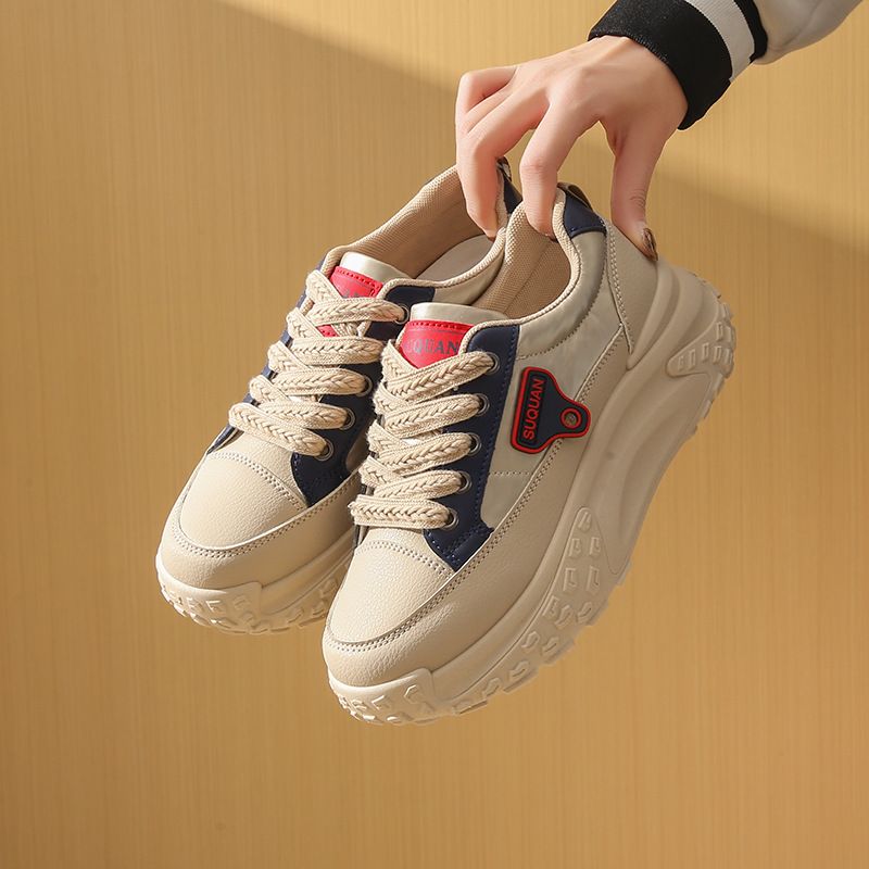 2025 Little White Spring Nouvelle édition coréenne Ins étudiantes loisirs sport chaussures de planche polyvalentes Street Shot K6721_voghion.com