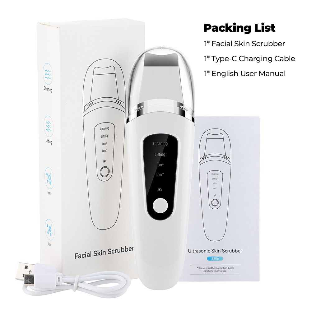for Household Facial Pore Cleaning Blackhead Four Mode Ultrasonic Peeling Machine_voghion.com