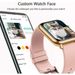 Smartwatch Fiess Tracker con cardiofrequenzimetro, pressione, ossigeno nel sangue, touchscreen da 1,4 pollici, Smartwatch Fie_voghion.com