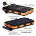 Strong Waterproof With LED Light, 20,000 MAh, Compass, Solar Power Bank For Mobile Phones, USB Interface_voghion.com