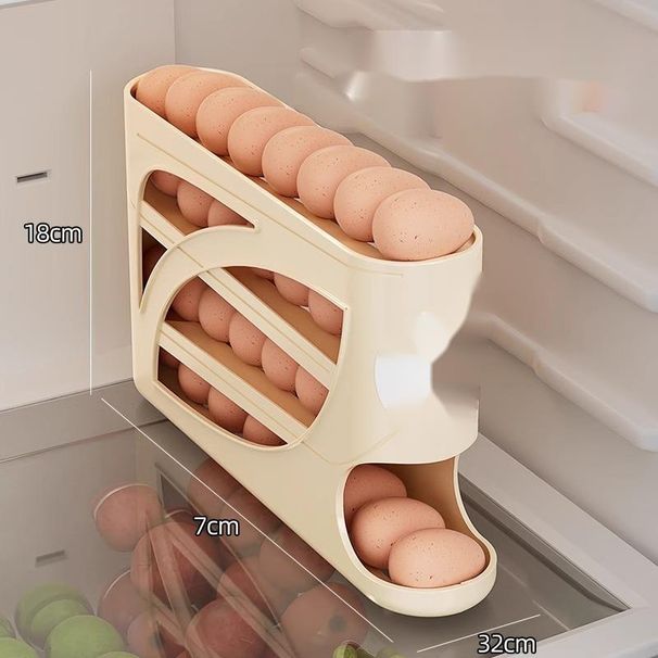 Neu Rutsche 4-Schicht Lagerung Box Kühlschrank Seite Tür Große Kapazität Automatische_voghion.com