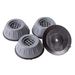4 almohadillas antivibración para patas, antideslizantes y silenciosas, para lavadora, amortiguadores de soporte, accesorios de soporte._voghion.com