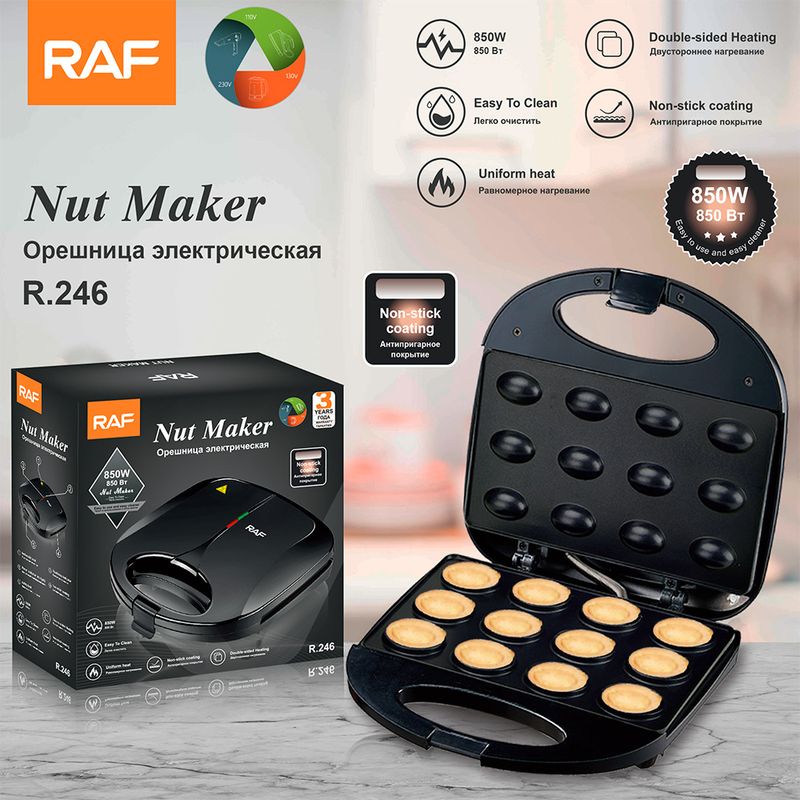 RAF Crossborder Mini Home Diósütő Tortahomok-készítő Sütőgép R.246_voghion.com