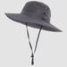 Fisherman Men's Outdoor UV Hiking Fishing Cycling Sun Protection Visor Hat_voghion.com