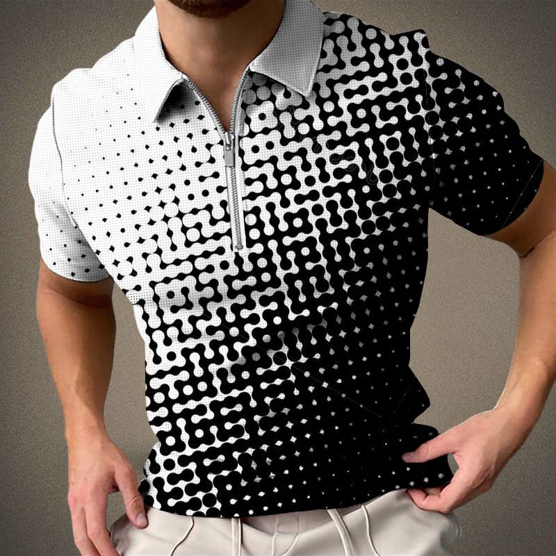 3D HD imprimé mode style été hommes chemise polyester cheval sweat haut_voghion.com