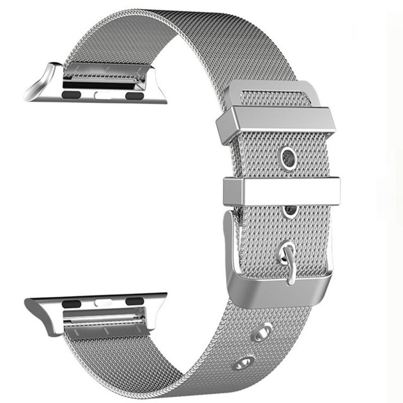 Correa para Apple Watch Band 42 mm 38 40 44 mm Pulsera de metal de acero inoxidable Correa de malla Correa de reloj para Iwatch Serise 7 6 5 se 4 3 2 1_voghion.com