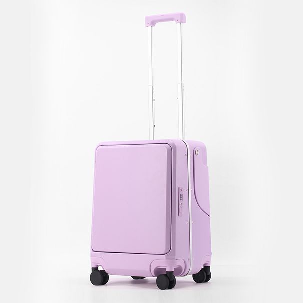 Premium ABS+PC Aluminum Frame Carry-On Luggage With USB Charging Port, TSA Lock & Spacious Laptop Compartment – Lightweight & Durable For Business_voghion.com