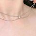 High-Value Double-Layer Circle For Women, Niche Design Choker, Imple Ins Tyle, Minimalist Clavicle Chain Necklace_voghion.com