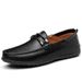 Herren-Loafer im britischen Stil, Frühlingsleder, lässig, Rindsleder, Sommer, Fahren, Slip-On, faul, trendige koreanische Version_voghion.com