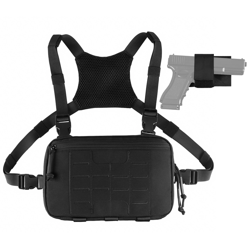 Taktisk brysttaske 2L Utility Molle Chest Rig CCW brysttaske Vandring Jagt Fiskeri Løbetaske EDC Udendørs Rygsæk_voghion.com