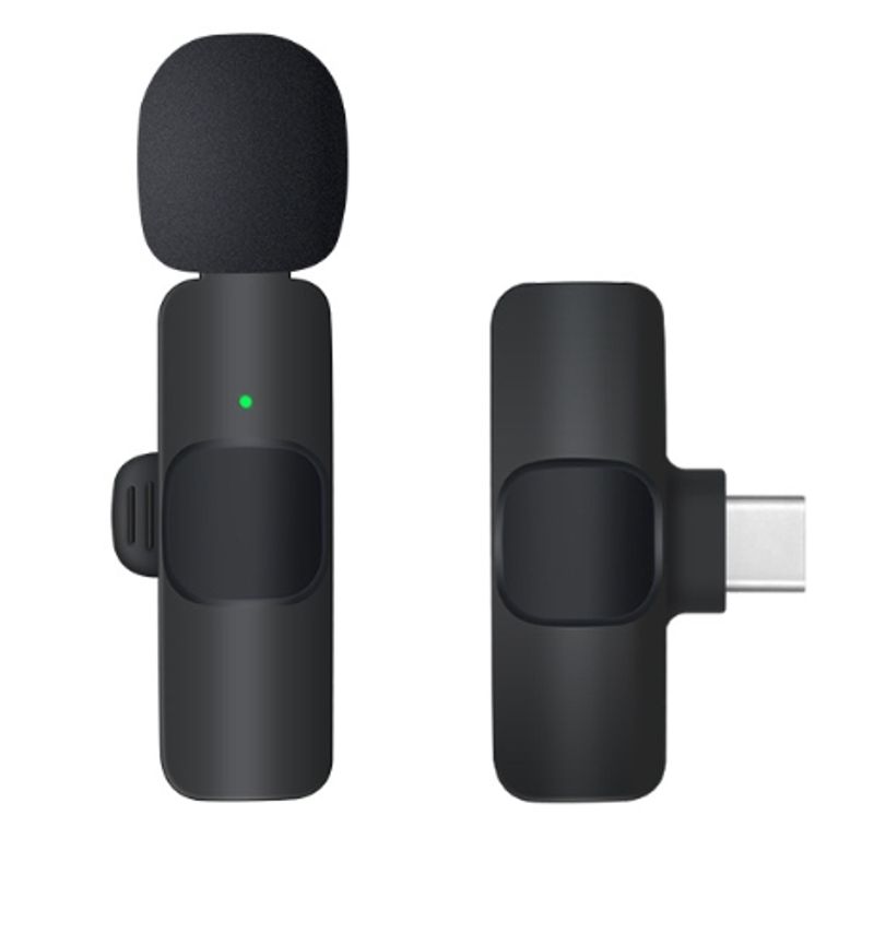 Wireless Microphone Lavalier Microphone Professional Outdoor Shooting, Live Streaming, Video Recording, Noise Cancelling Microphone_voghion.com