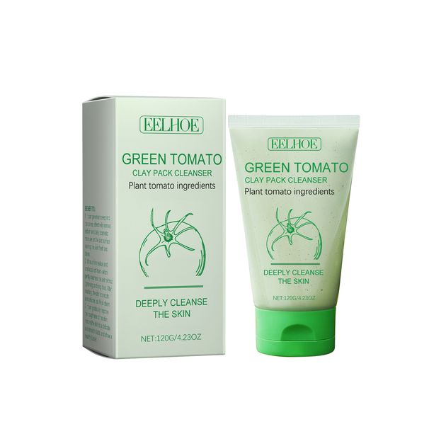 EELHOE Green Tomato Cleanser, Clean Facial Pores, Balance Oil And Moisturize Skin Cleanser_voghion.com