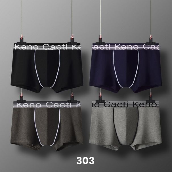 Calzoncillos bóxer de algodón puro para hombre: ultrasuaves, transpirables y cómodos (tallas L-5XL, caja de regalo multicolor)_voghion.com