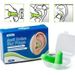 Tappi auricolari antirumore, tappi auricolari in spugna da viaggio per l'apprendimento del sonno, tappi auricolari insonorizzati K04301_voghion.com