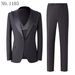 Men's Clothing Wedding Suits Men's Slim Fit Lapel Suit Three Piece Suit Men Suits_voghion.com