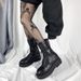 Dark Skull Mesh Socks Pantyhose Sexy Fishnet Punk Style Black Stockings Tights_voghion.com