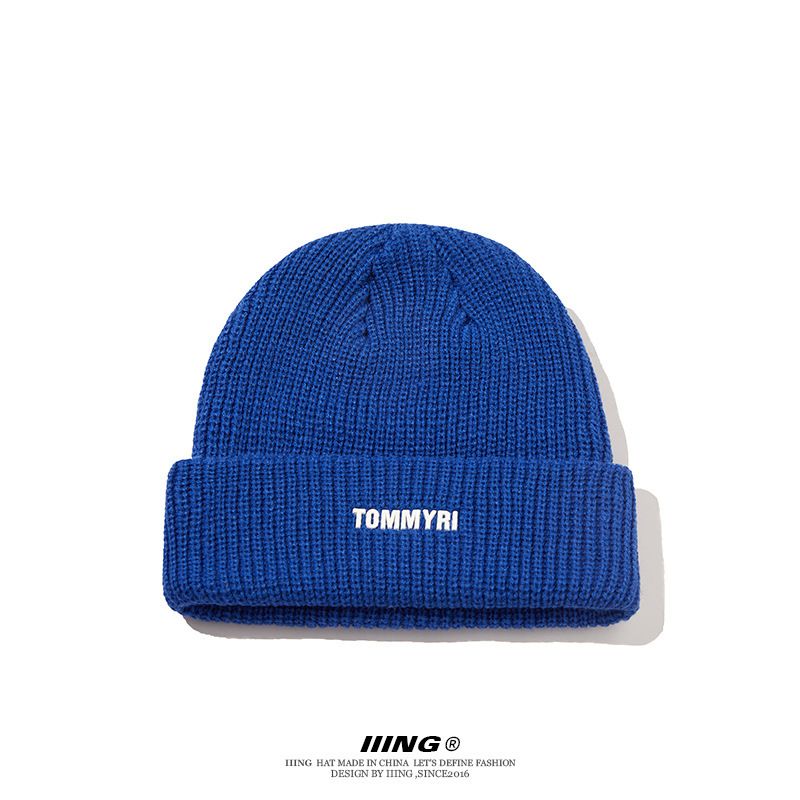 Klein Blue For Men Women, Autumn And Winter Versatile Ins Style Knitted Hat, Trendy Brand Hip-Hop Warm Head Wrap, Cool_voghion.com