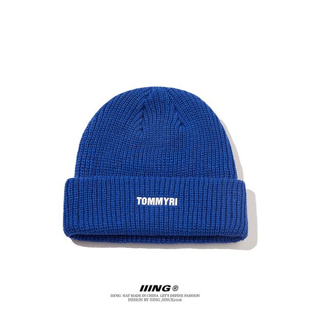 Klein Blue For Men Women, Autumn And Winter Versatile Ins Style Knitted Hat, Trendy Brand Hip-Hop Warm Head Wrap, Cool_voghion.com