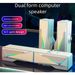 Colorful CD10 Desktop Laptop Wired Computer Speakers 2-in-1 Gaming System With Bass And High Sound Quality_voghion.com