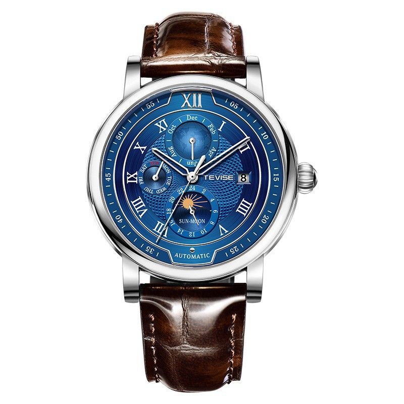 Men's Mechanical With High-end Feel, Simple Trend, Niche, High Aesthetic Value, Business Temperament, Men's Watch_voghion.com