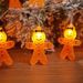 Cross-Border LED New Decoration Christmas Tree Gingerbread Room Battery Cookie Man String Lights_voghion.com