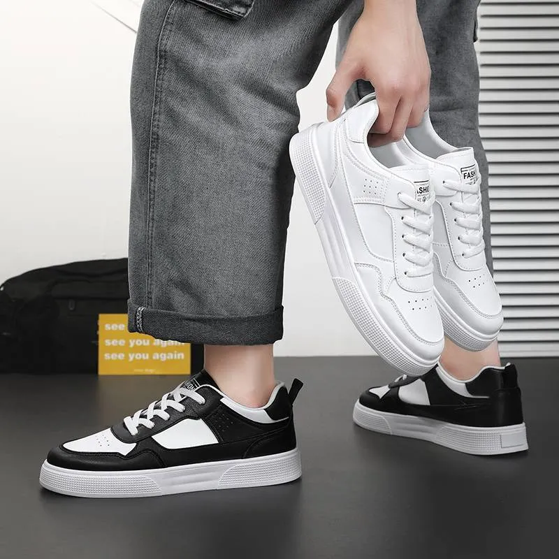 Chaussures décontractées tendance pour étudiants, petites chaussures blanches respirantes assorties à tout, chaussures pour hommes quatre saisons_voghion.com