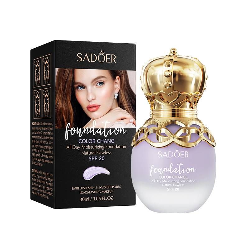 Liquid concealer foundation temperature change skin tone is not easy to remove makeup BB cream_voghion.com