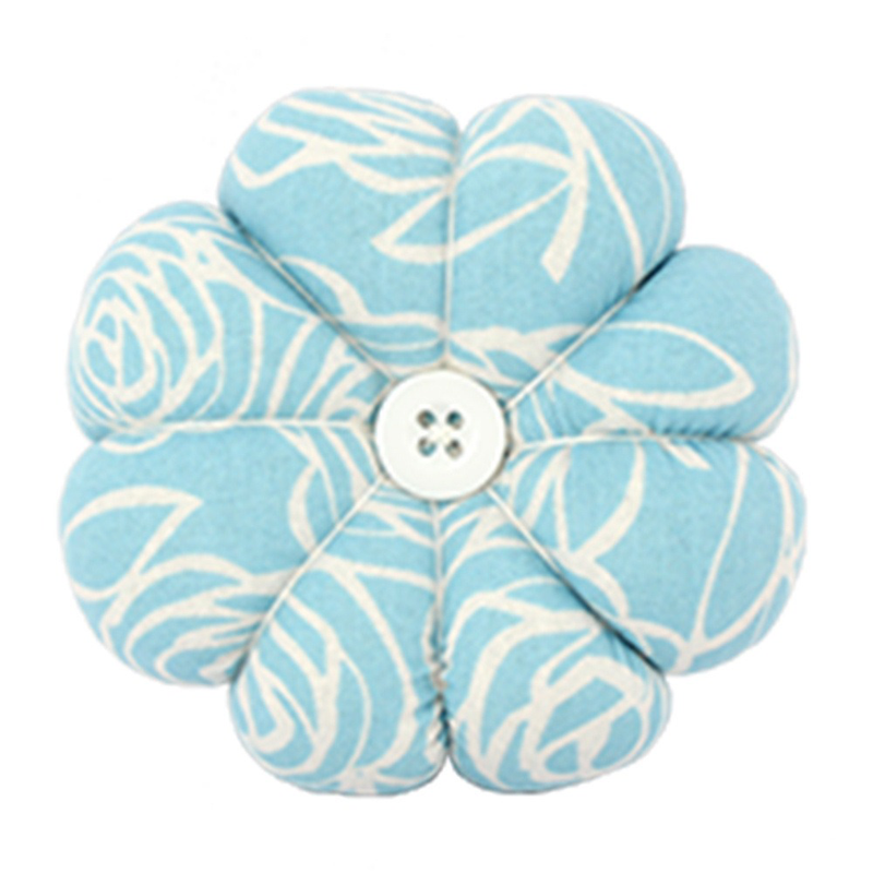 Flower Pumpkin Fabric Pin Cushion Needle Holder 1pc Handy Wrist Sewing Pin Organizer_voghion.com