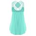 Fraen d'Kleeder staark Faarf sleeveless Kräiz Band Vest Top_voghion.com