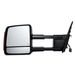 VEVOR Towing Mirrors Fit For 2007-2017 Toyota Tundra, Power Heated Tow Mirror With Signal Light/LED Arrow Signal Light, Plane & Convex Glass, Manual Controlling Telescoping Folding, Black_voghion.com