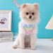 Pet Products New Dog Paw Print Chest Harness Traction Set One Piece Non Neck Red Purple Blue Dog Walking Rope_voghion.com