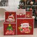 Set de 5 cajas de regalo navideñas - Embalaje de regalo navideño estilo europeo y con dibujos animados para pequeños obsequios (papel no patentado)_voghion.com