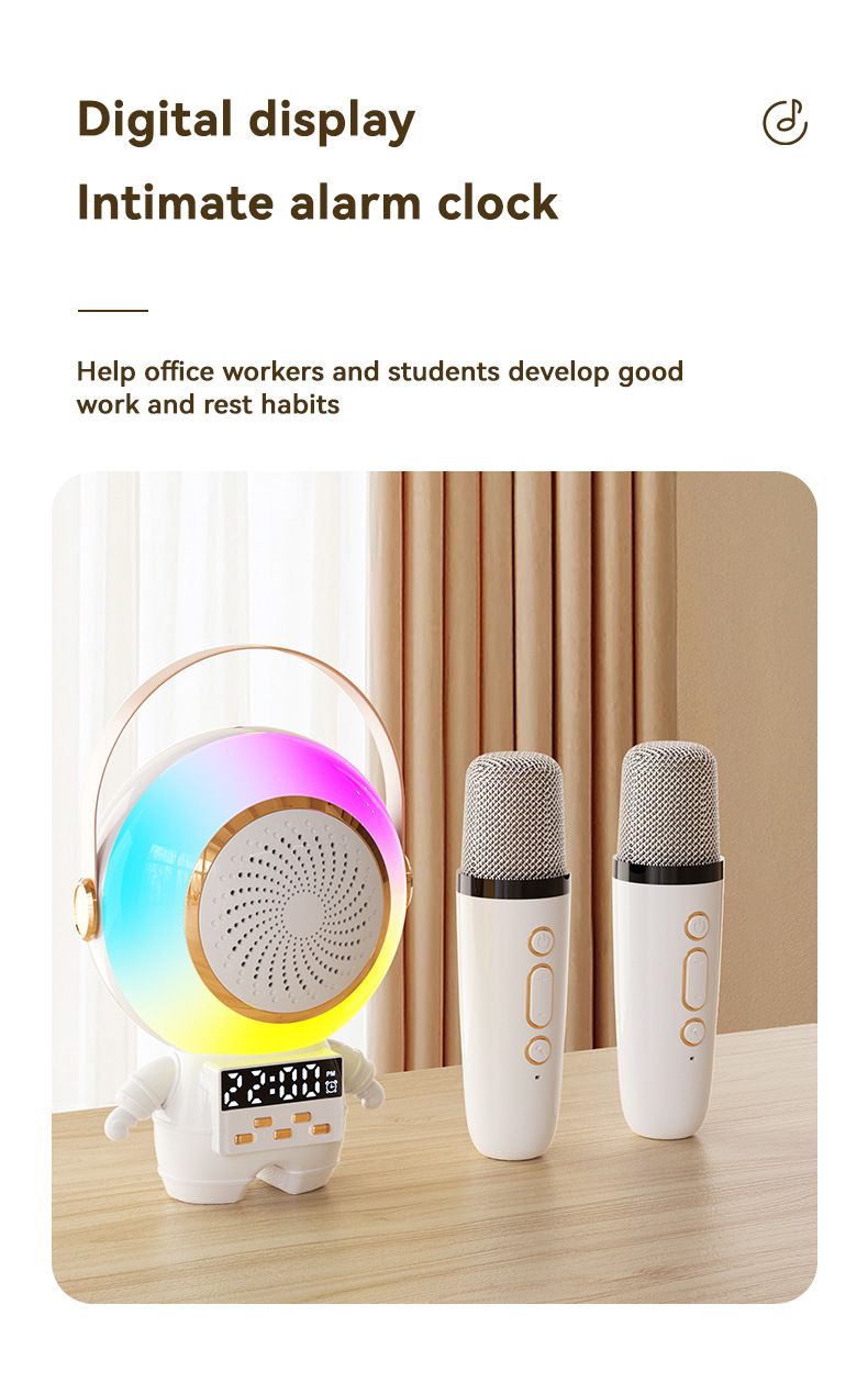 New Astronaut Bluetooth Audio Wireless Bluetooth Connection Home Outdoor Karaoke Audio Portable Portable_voghion.com