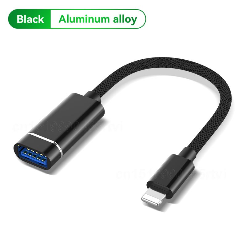 Naar USB 8-Pin 3.0 OTG Adapter Kabel Voor iPhone 13 12 11 Pro Max Xs XR 7 8 plus iPad voor iOS 13 hierboven voor Muis Camera_voghion.com
