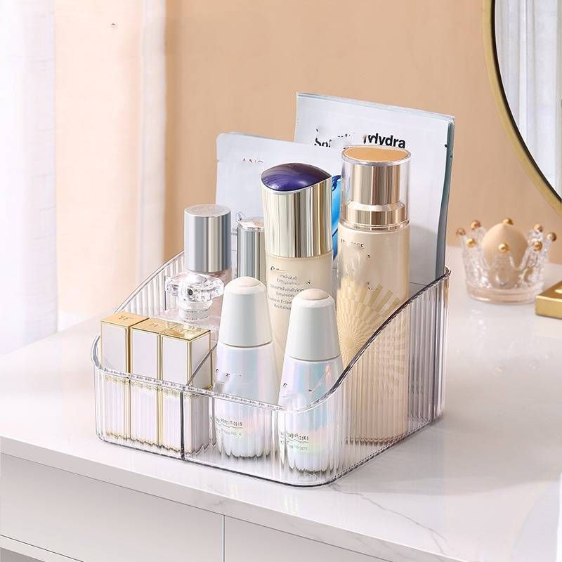 Cosmetic Storage Box Desktop Brush Holder Beauty Tool Divider Acrylic Skin Care Products Organizer Lipstick Storage Taoqi_voghion.com