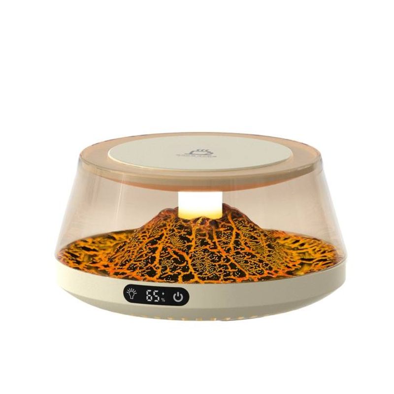 Simulation Volcano Heating Cup Mat With 50-80 Degrees Celsius Temperature Adjust_voghion.com