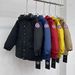 Chaqueta infantil de plumón, de largo medio, con capucha gruesa desmontable, cortavientos e impermeable, de plumón de pato blanco, nuevo estilo de invierno._voghion.com