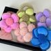 Autunno e inverno fiori di peluche non danneggiano i capelli elastico carino piccolo fiore fascia per capelli elastico alto coda di cavallo fascia per capelli copricapo_voghion.com