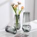Premium Modern Glass Vase - Transparent Design For Roses/Lilies & Lucky Bamboo Display
_voghion.com