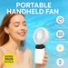 Mini Hand-held Fan Portable Folding Desk Fan Cooler Cooling USB Rechargeable Fan_voghion.com