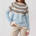 Women's Chunky Knit Sweater - Thick Jacquard Pullover With Ribbed Hem (Multiple Colors, S-5XL, Winter & Autumn Essential)_voghion.com