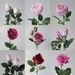 Velvet-Touch Artificial Roses & Eucalyptus Set – Ultra-Realistic Floral Arrangement For Home Decor, Photography Props, And Wedding Centerpieces_voghion.com