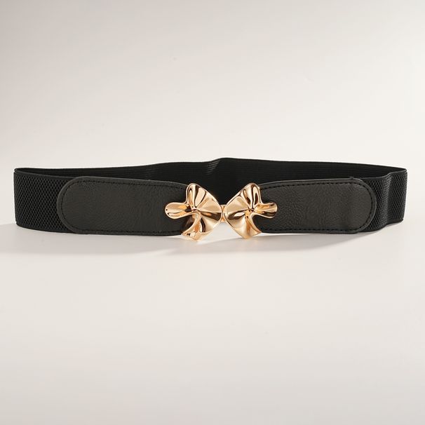 Neuer, einfacher, vielseitiger elastischer Gürtel für Pullover und Kleider für Damen, schmaler Taillenmieder, modischer Stretchbund_voghion.com