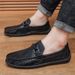 Summer Neie Stil Mokassinen Liederschuhe Männer Verschleißbeständeg a komfortabel Rutsch-Op Lazy Schuhe Modesch a villfälteg Männer Loafers_voghion.com