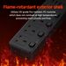 1.8m Extension Cord Socket Network Filter With USB C Ports UK Plug AC Power Strip Outlet Independent Switch Multitap_voghion.com