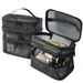 Storage Bags Mesh Cosmetic Bag Large Capacity Three Layer Toiletry Bag Double Layer Storage Bag Travel Mesh Bag Tool Storage Box Portable_voghion.com