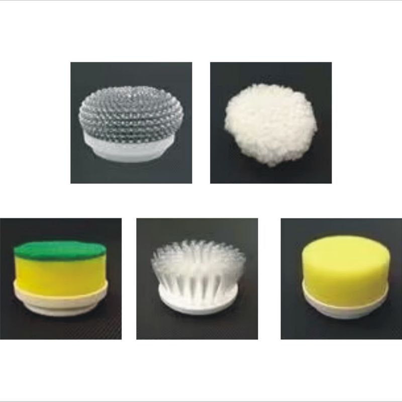 Multifunctional Electric Kitchen Bathroom 5-in-1 Portable Handheld Dishwashing Brush Pot Cleaning Magic Tool_voghion.com