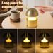 LED Table Lamps USB Rechargeable Touch Dimming Night Light 3 Color Cordless Atmosphere Bedroom Bedside Reading Lamps Decor Light_voghion.com